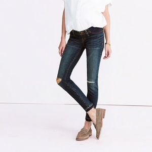 Madewell Maternity skinny jeans.